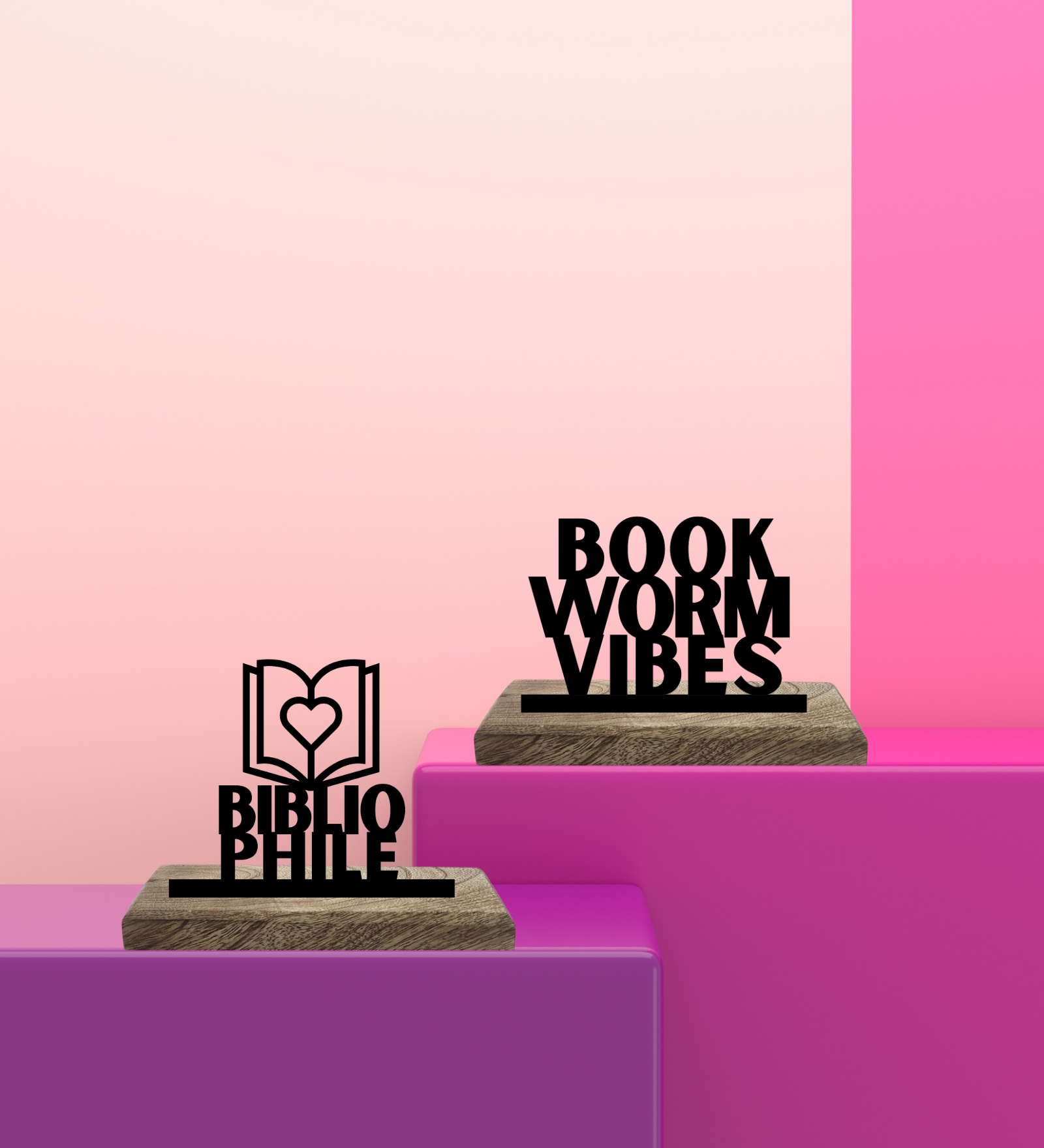 Bibliophile Set of 2 Table Décor