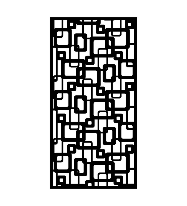 Rectangular Creative Pattern Panel