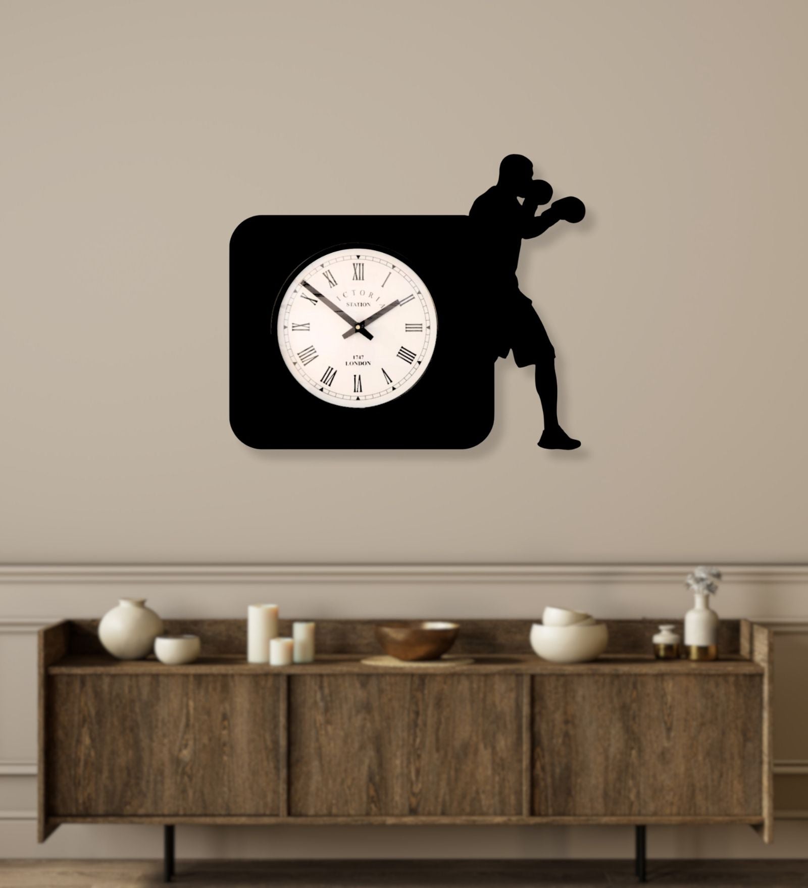 Boxer Wall Clock