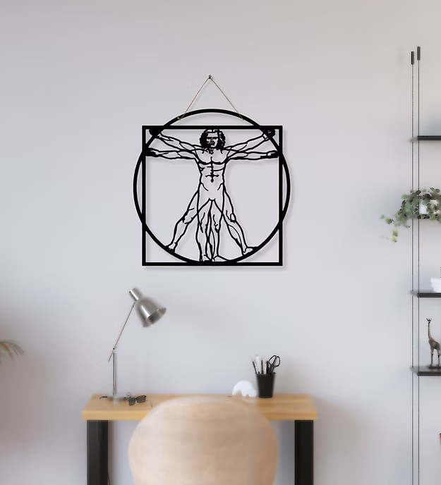 The Vitruvian Man Leonardo Da Vinci