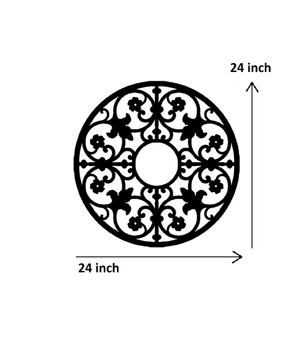 Round Creative Pattern Panel