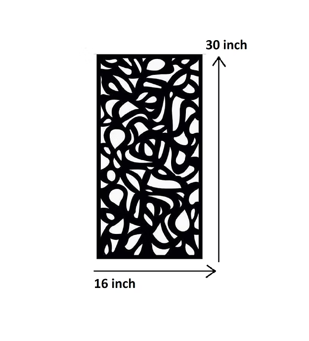 Rectangular Creative Pattern Panel