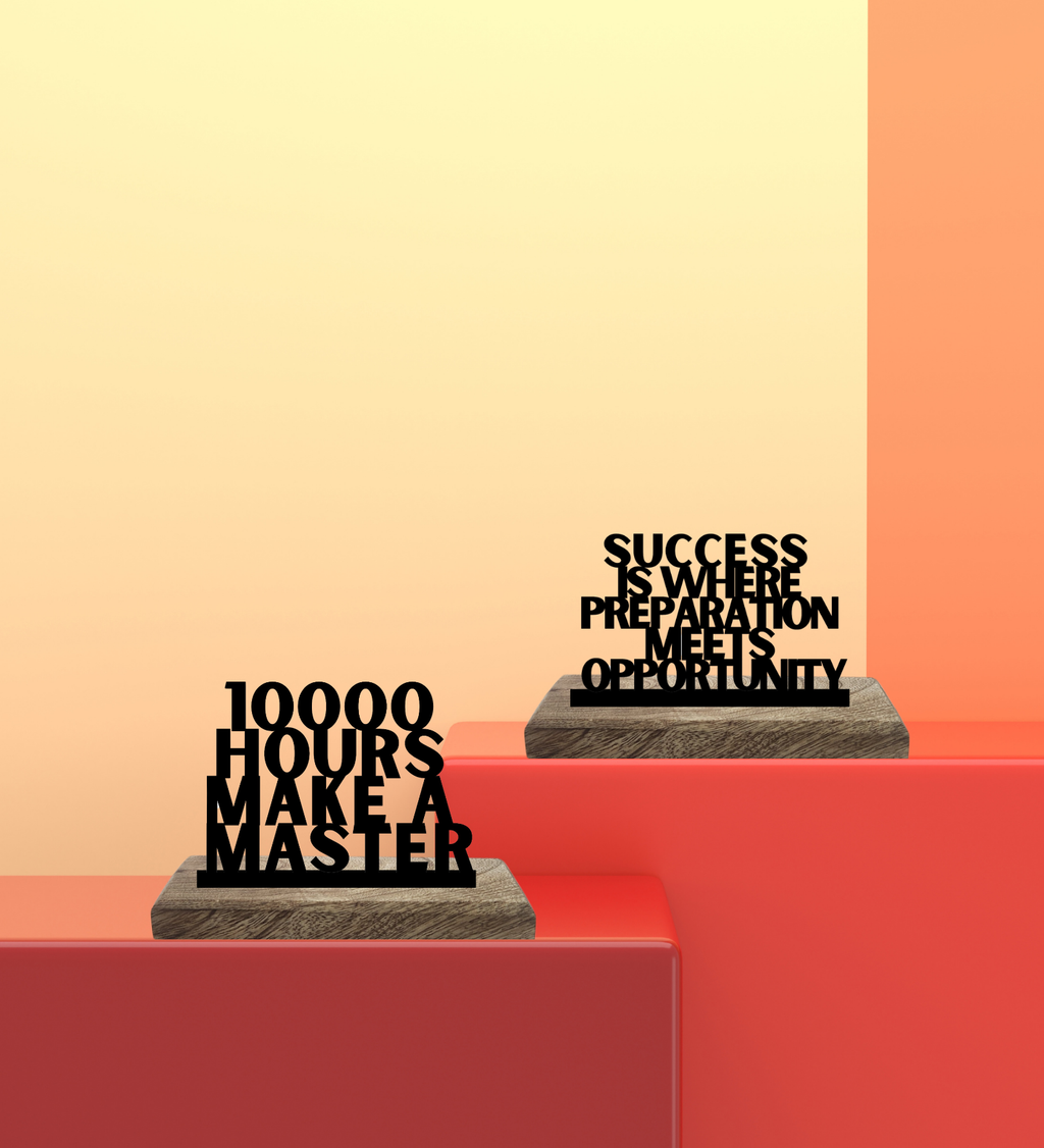 Train and Triumph Set of 2 Table Décor