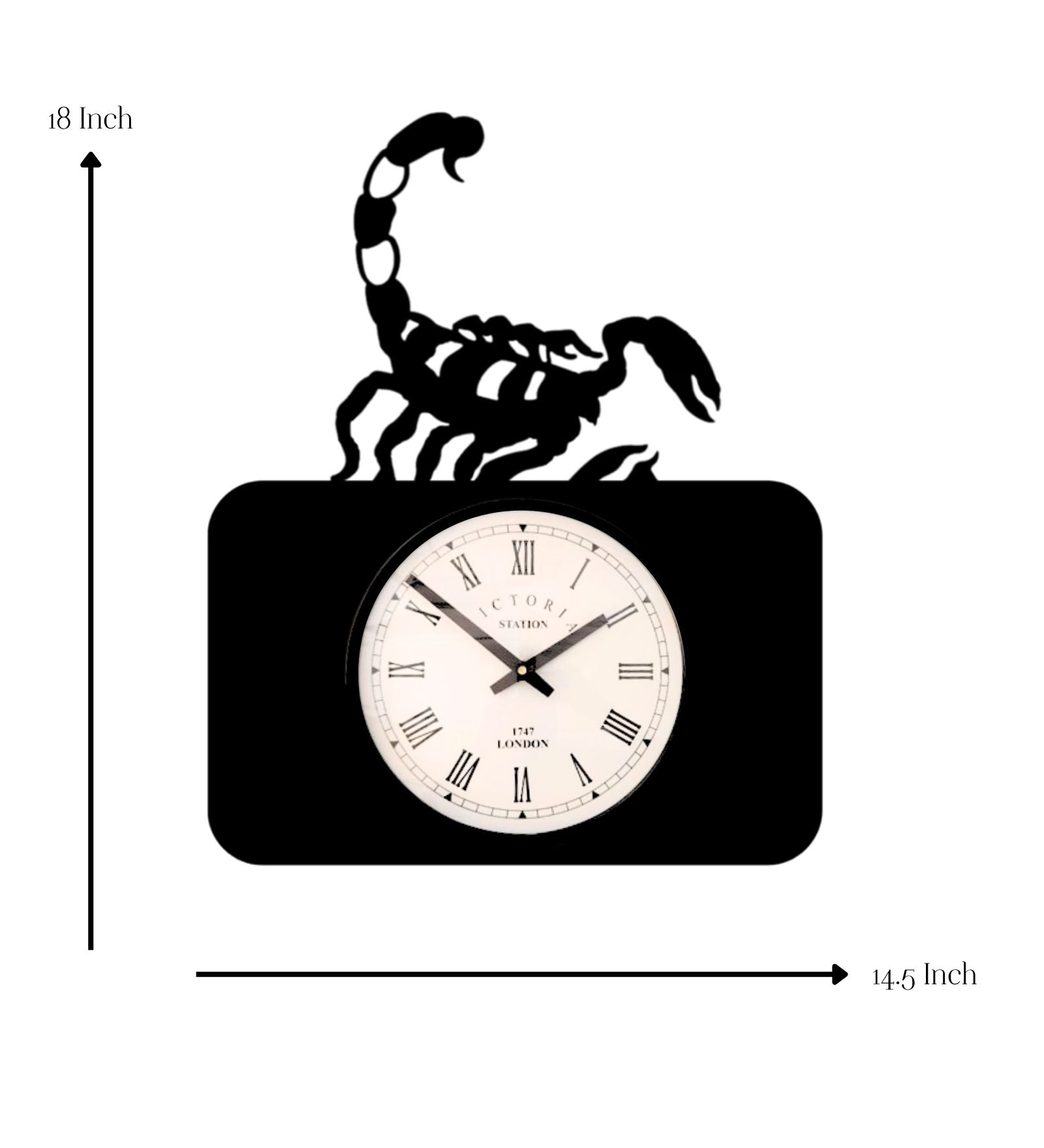 Scorpio Zodiac Wall Clock