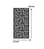Rectangular Creative Pattern Panel