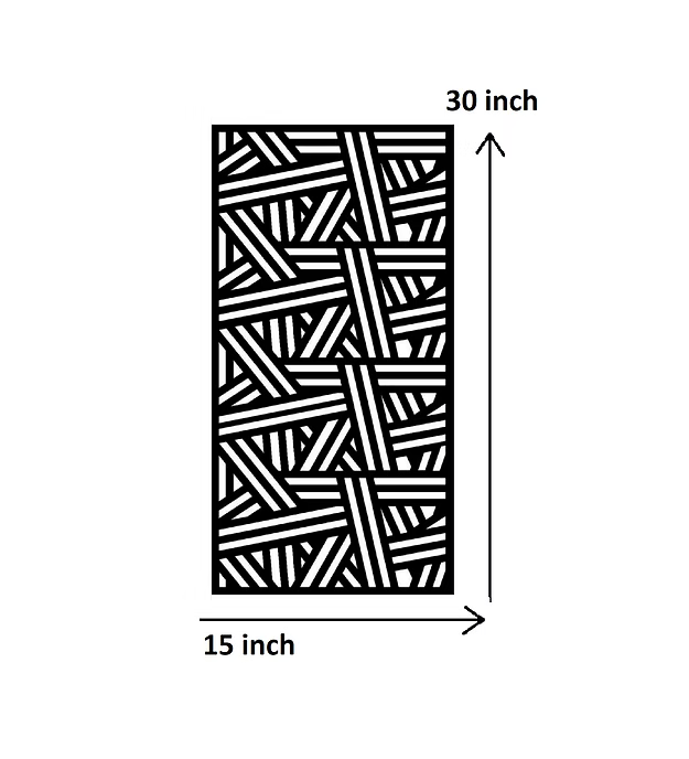 Rectangular Creative Pattern Panel