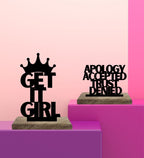 Assertive Empowerment Set of 2 Table Décor