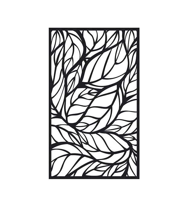 Rectangular Creative Pattern Panel