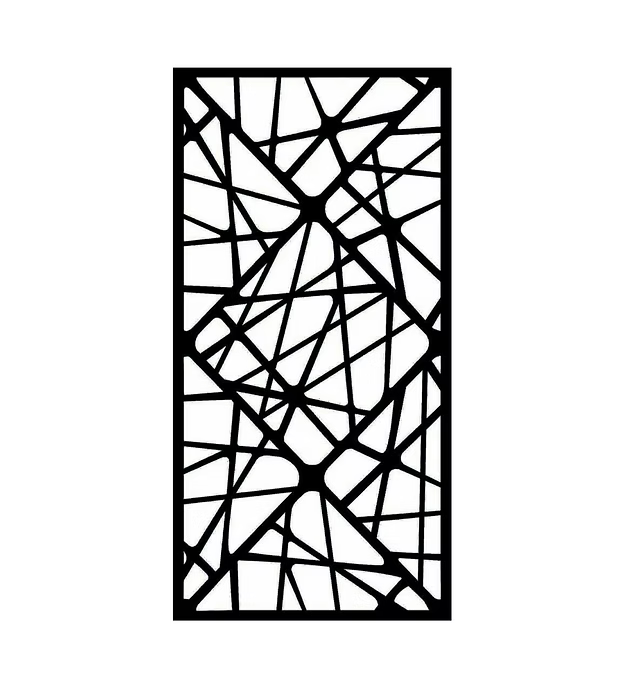 Rectangular Creative Pattern Panel