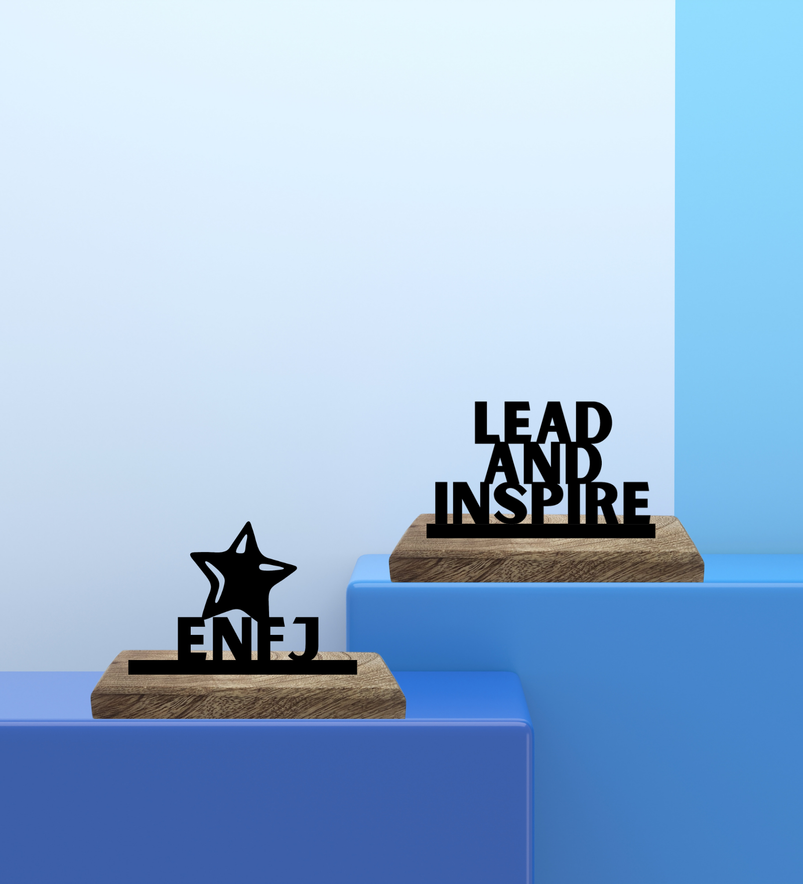 ENFJ Myers Briggs Set of 2 Table Décor