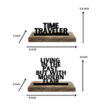 Time Traveler Set of 2 Table Décor