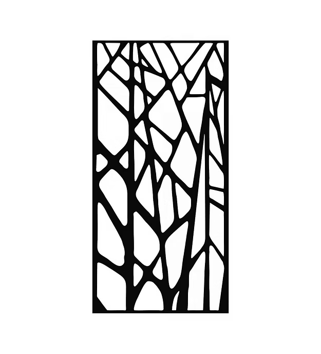 Rectangular Creative Pattern Panel
