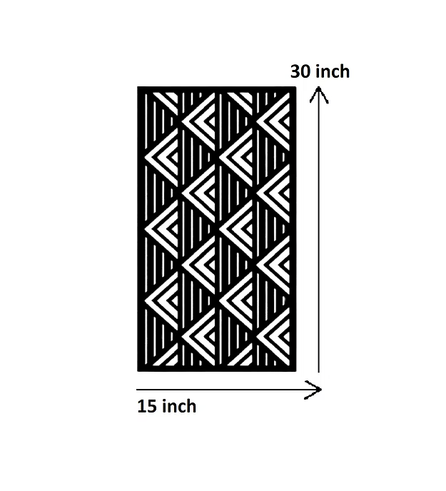 Rectangular Creative Pattern Panel