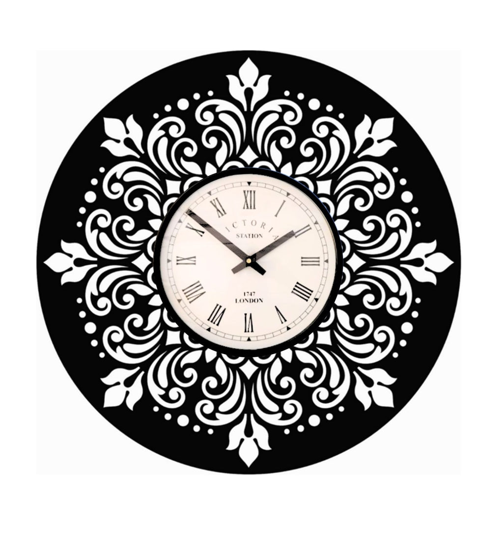 Mandala Wall Clock