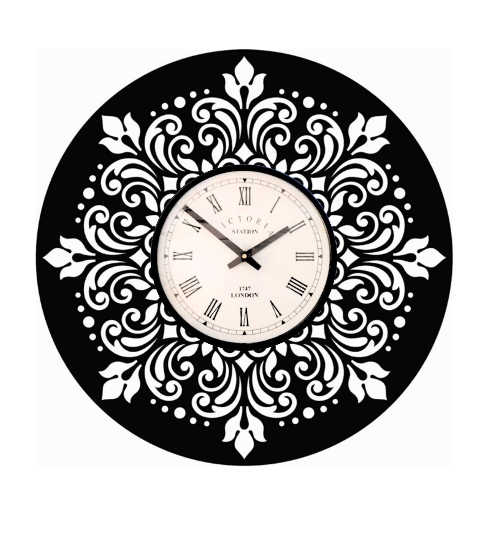 Mandala Wall Clock