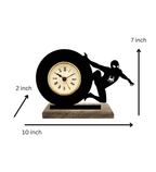 Spiderman Black Table Clock