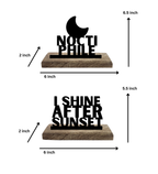 Noctiphile Set of 2 Table Décor