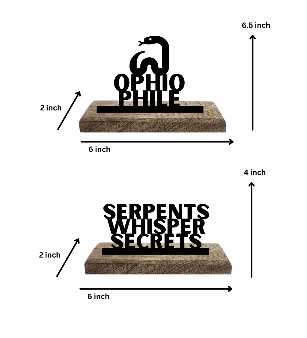 Ophiophile Set of 2 Table Décor