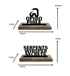 Ophiophile Set of 2 Table Décor