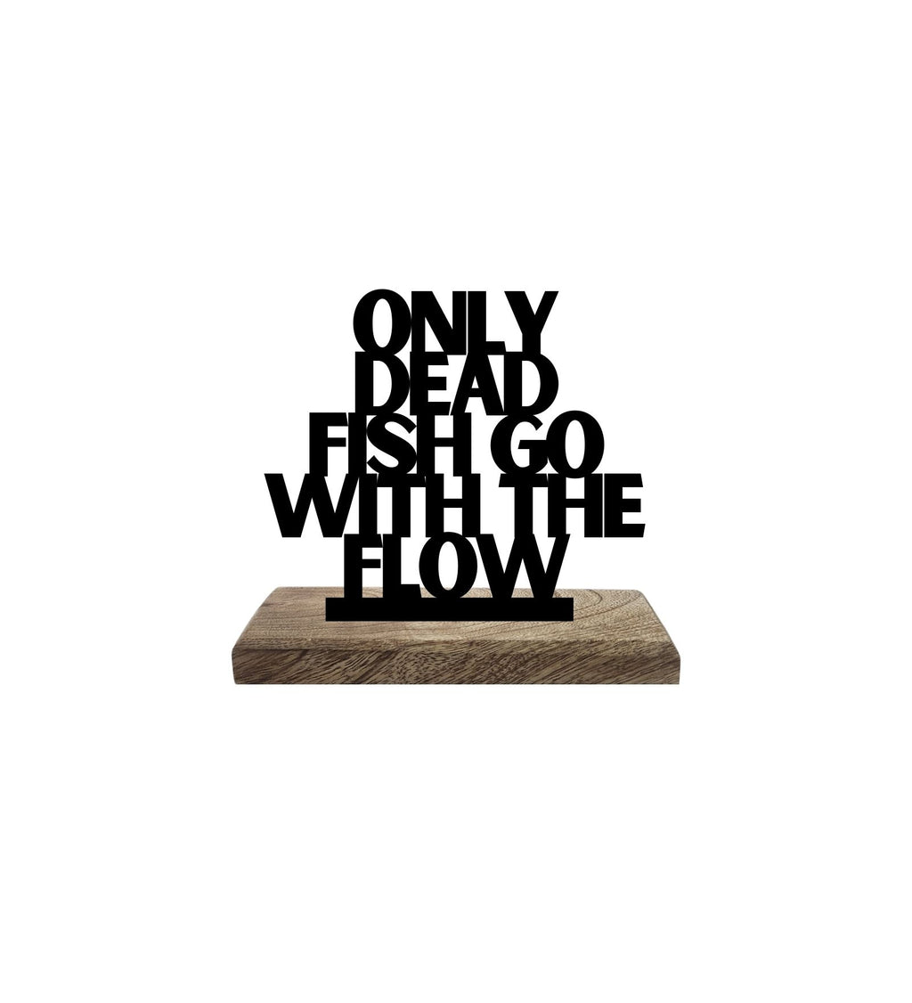 Do, Don't Flow Set of 2 Table Décor