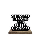 Caffeinated Comfort Set of 2 Table Décor