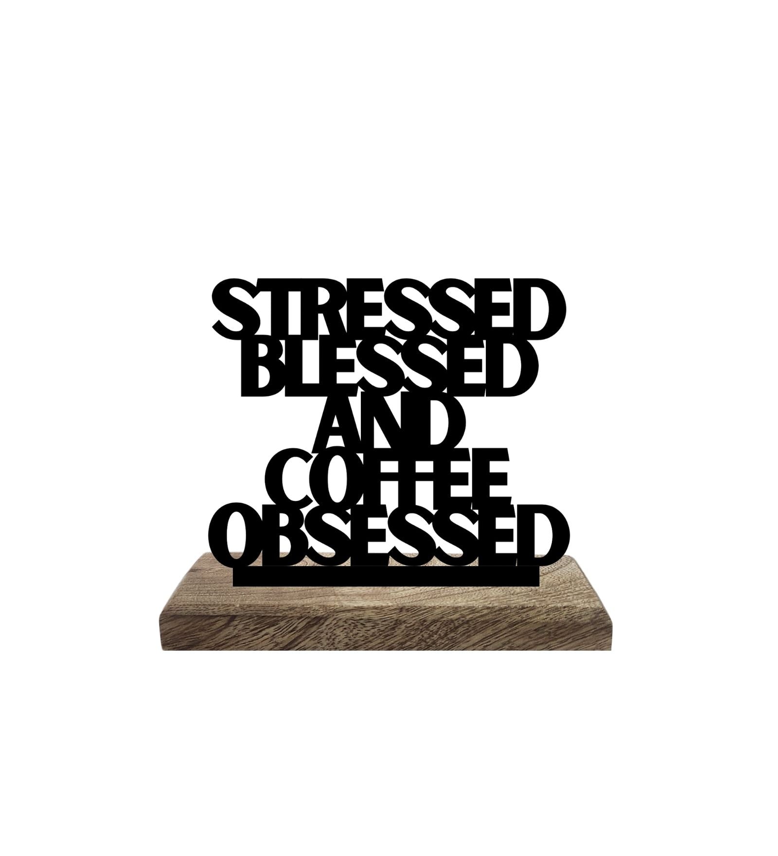 Caffeinated Comfort Set of 2 Table Décor