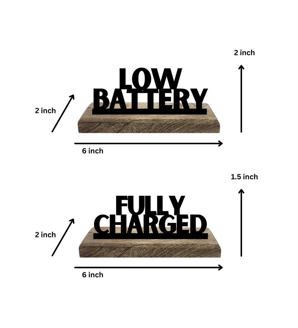 Full vs Low Battery