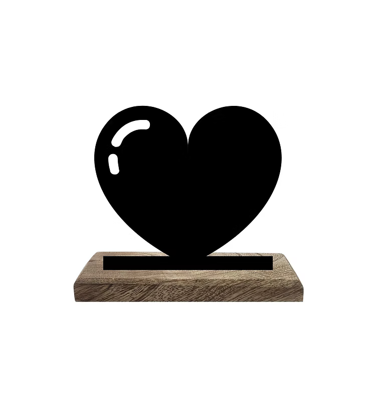 Heart and Peace Set of 2 Table Décor