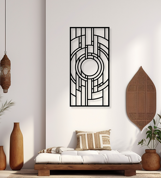Rectangular Creative Pattern Panel