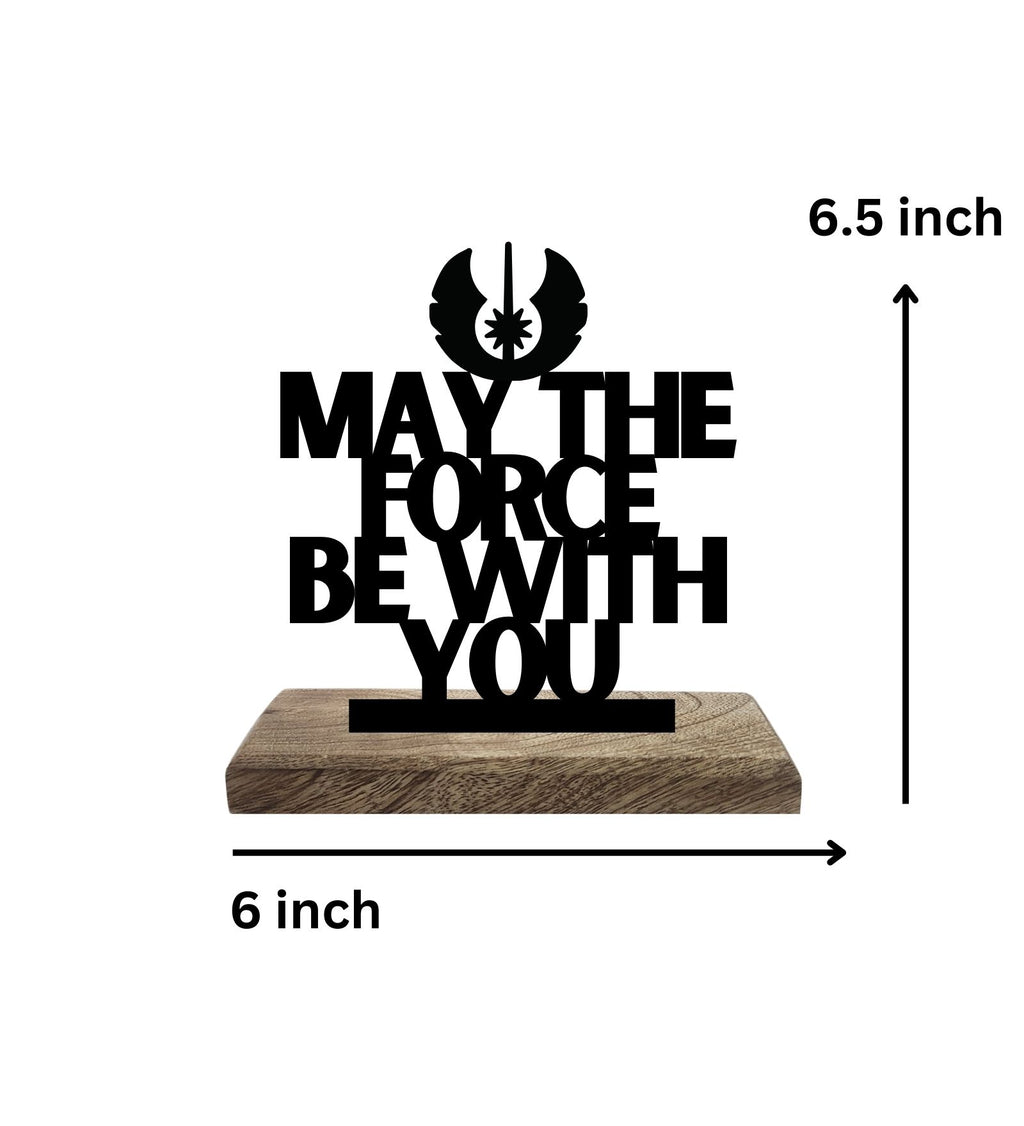 Guided by Force, Driven by Choice Set of 2 Table Décor