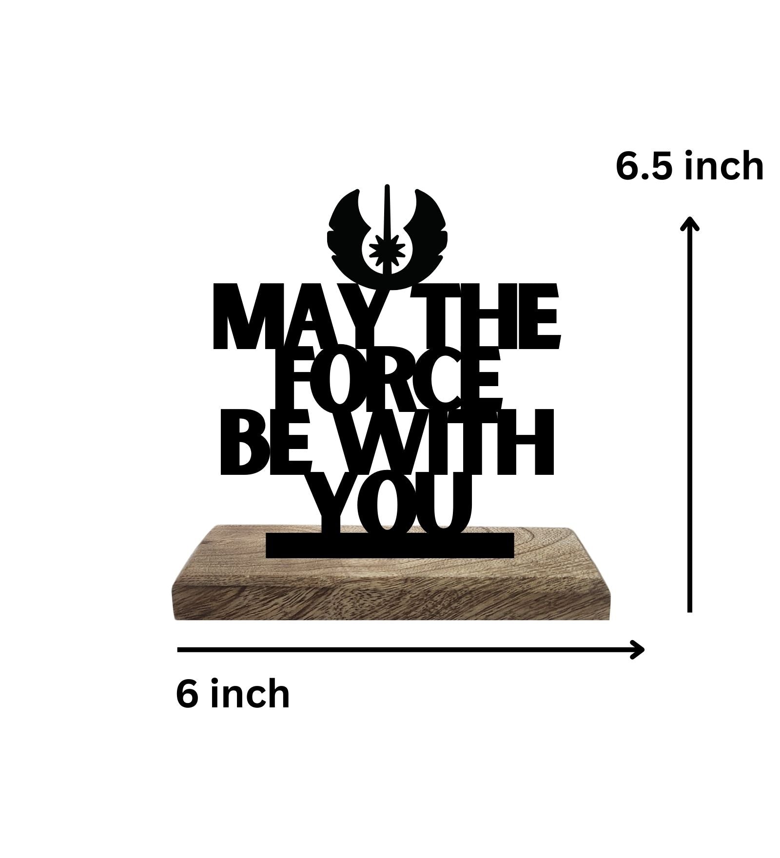 Guided by Force, Driven by Choice Set of 2 Table Décor