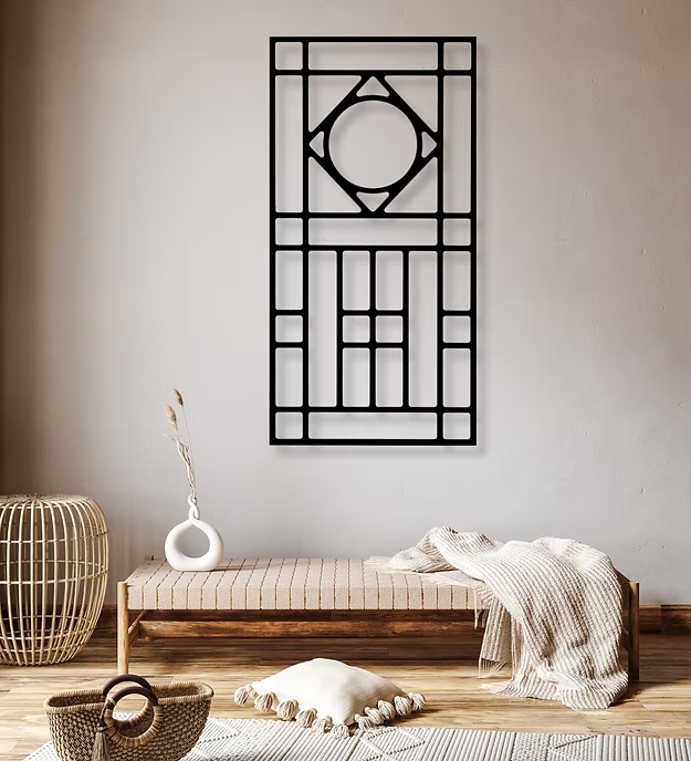 Rectangular Creative Pattern Panel