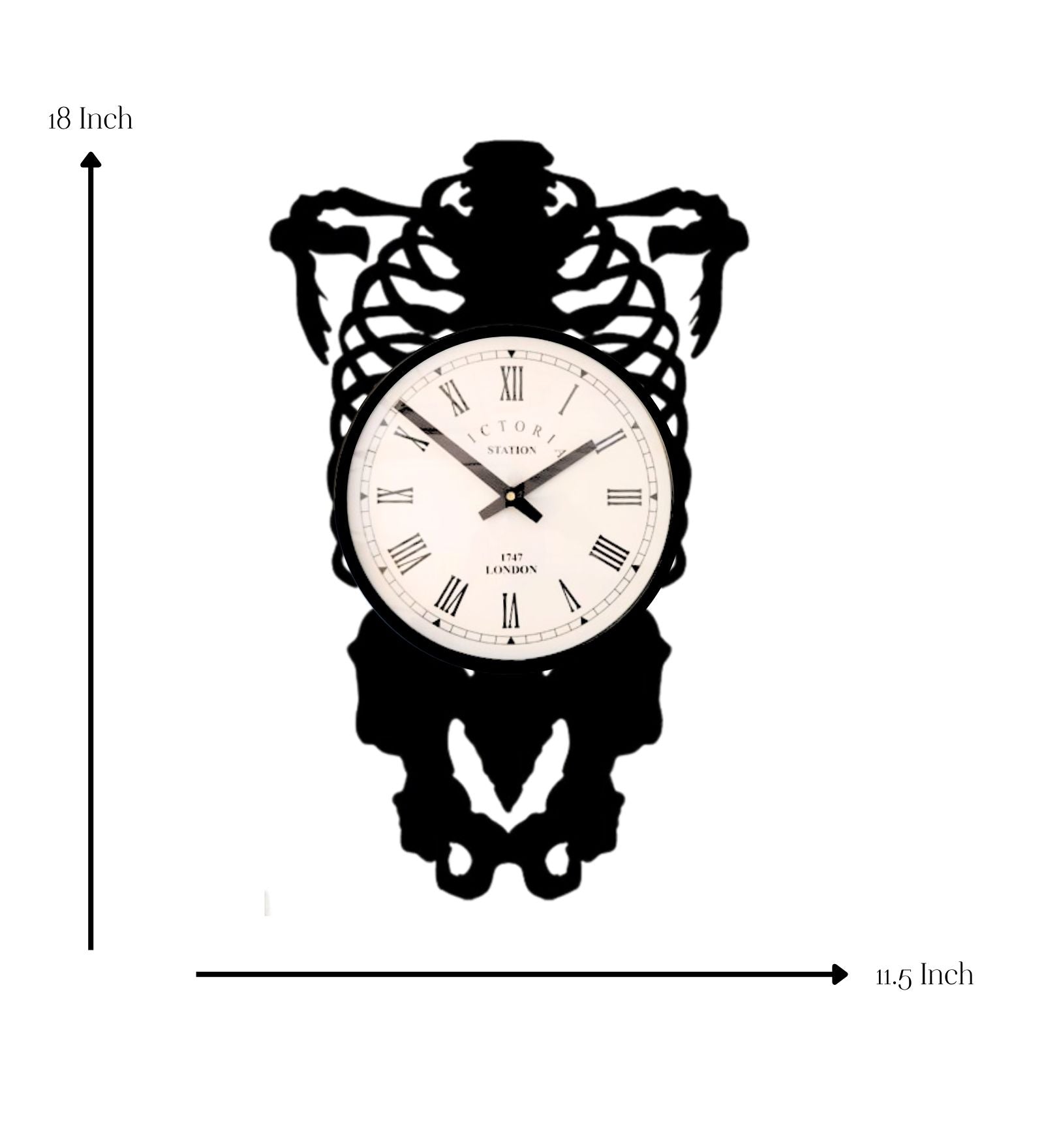 Skeleton Wall Clock