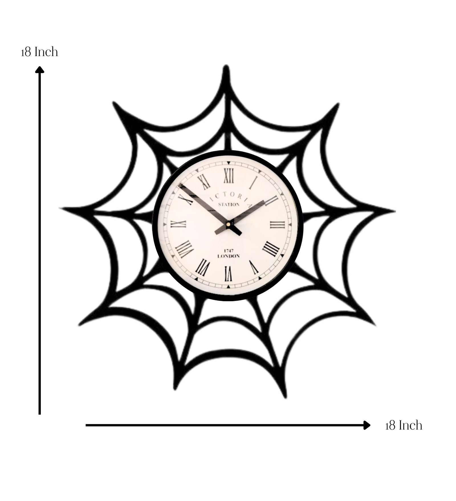 SpiderWeb Wall Clock