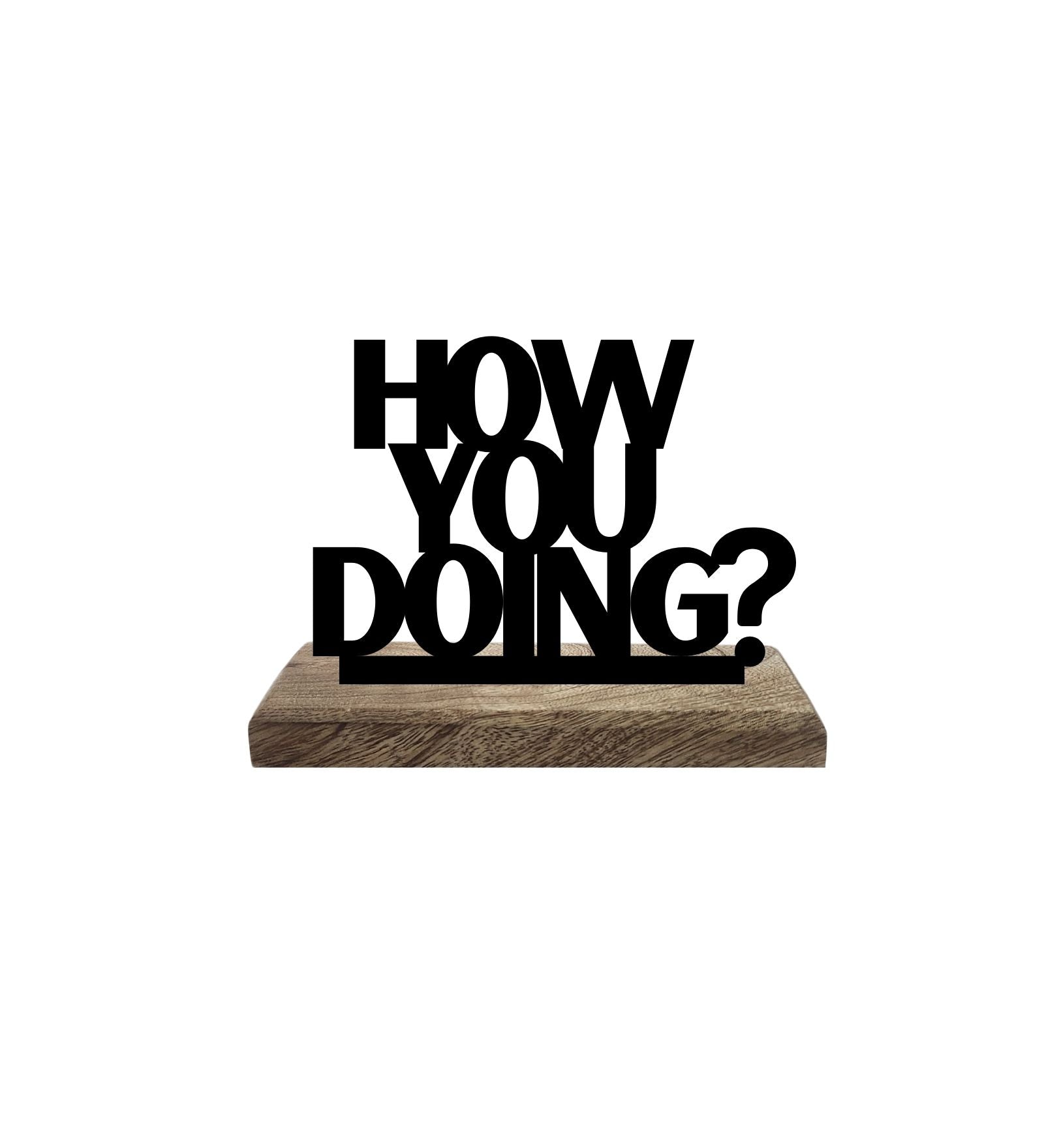 Quirky Conversations Set of 2 Table Décor