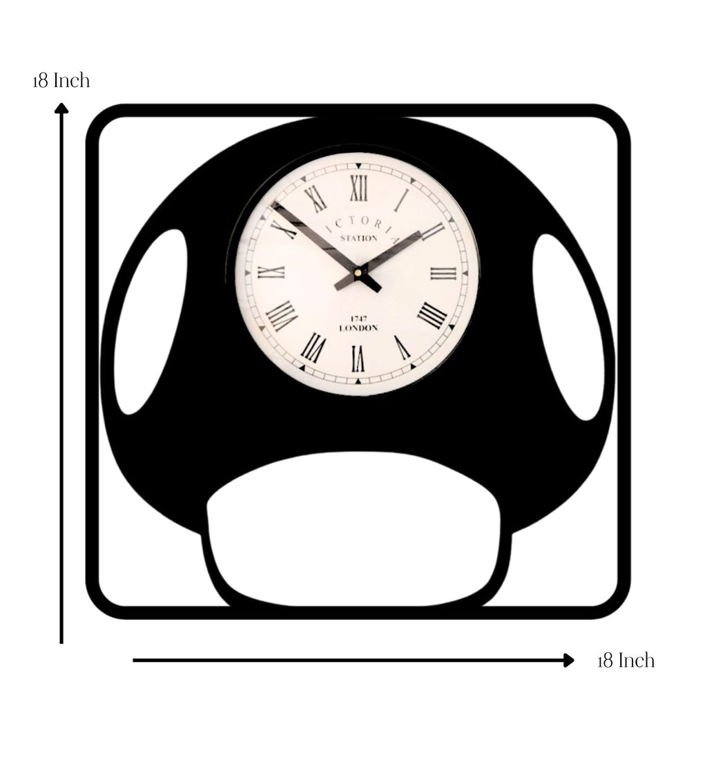 Mushroom Wall Clock