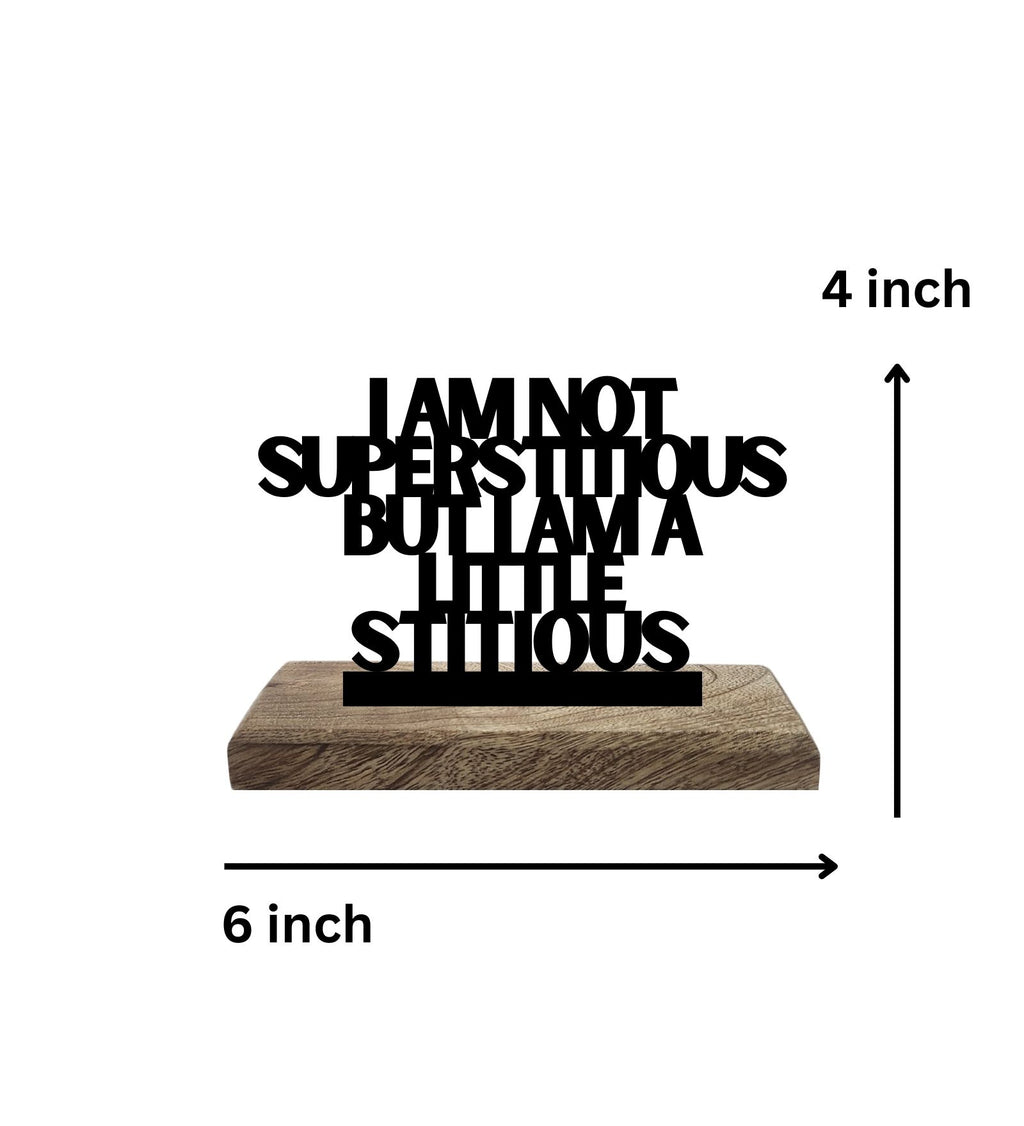 Bold Beliefs, Savage Attitude Set of 2 Table Décor