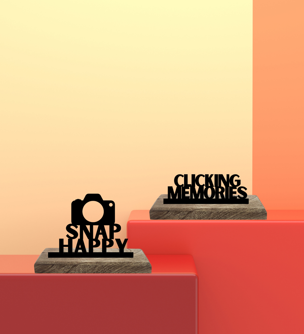 Snap-Happy Set of 2 Table Décor