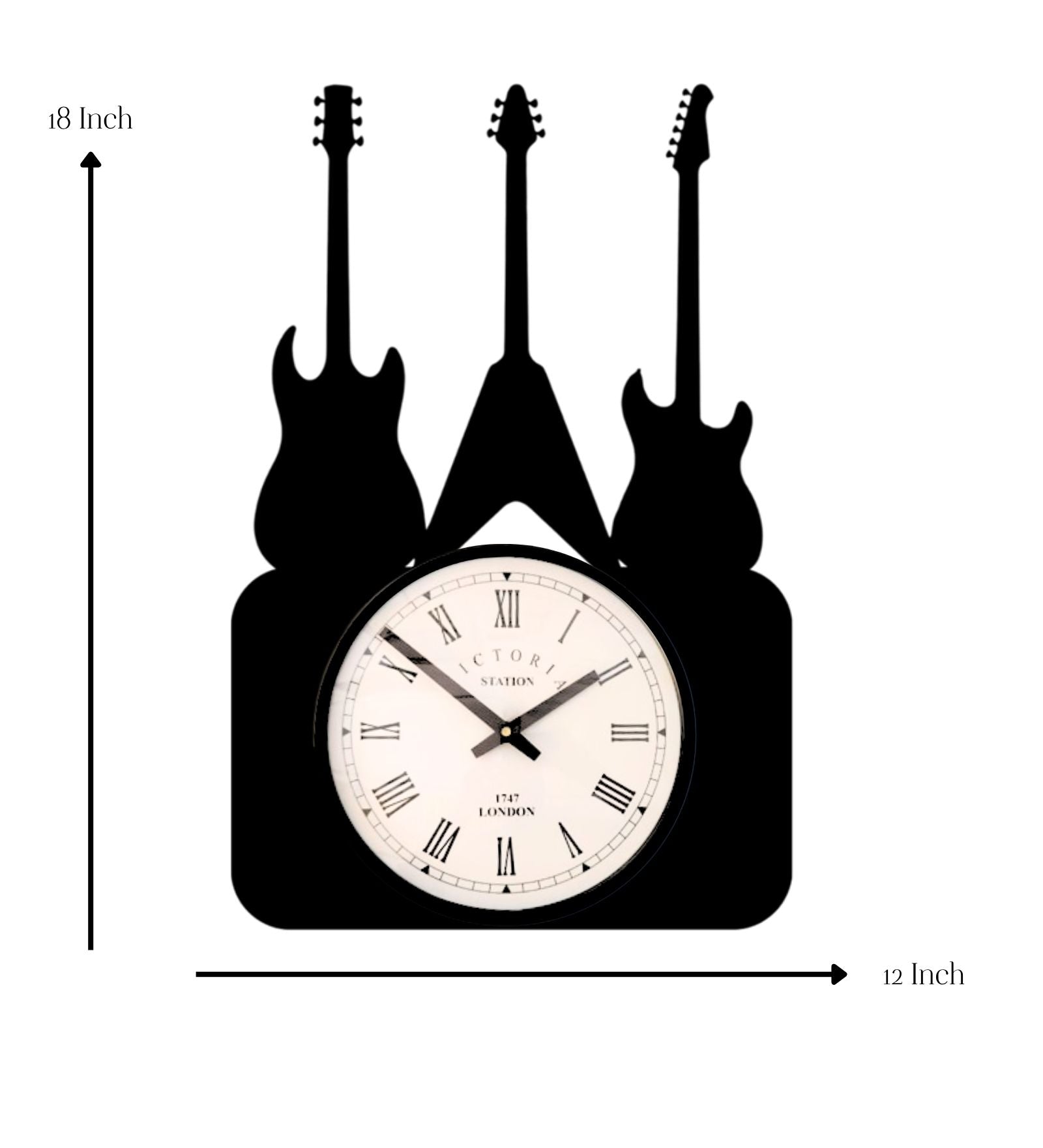 Guitar Wall Clock