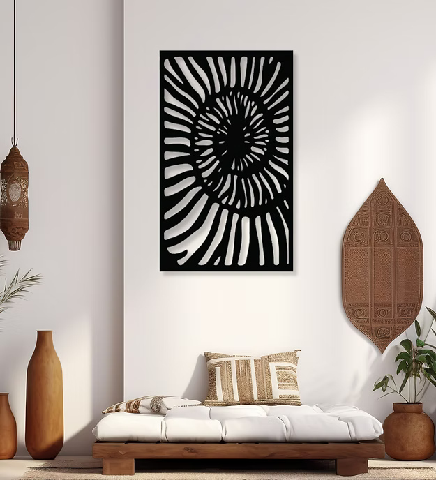 Rectangular Creative Pattern Panel