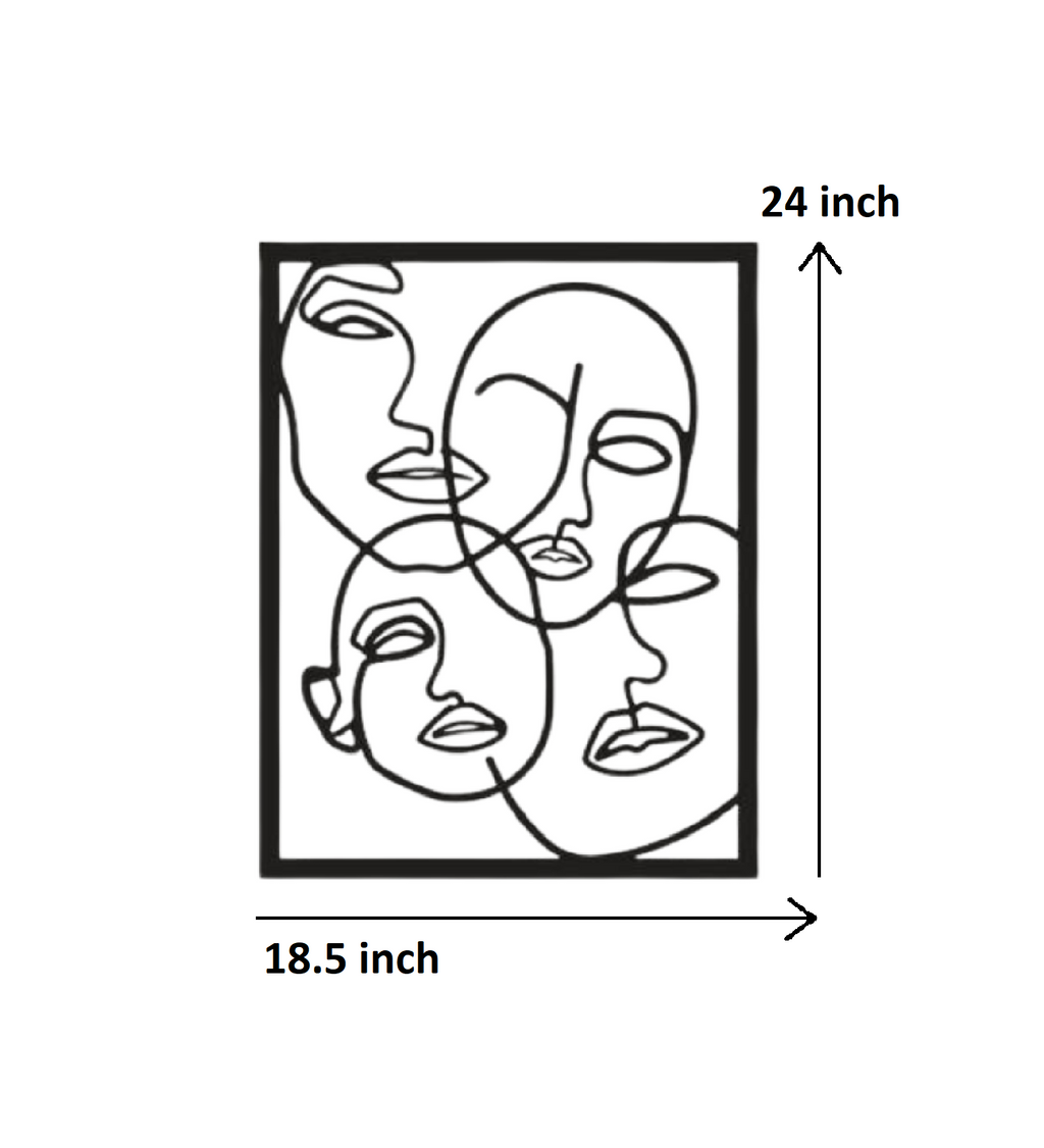 Abstract Faces Family