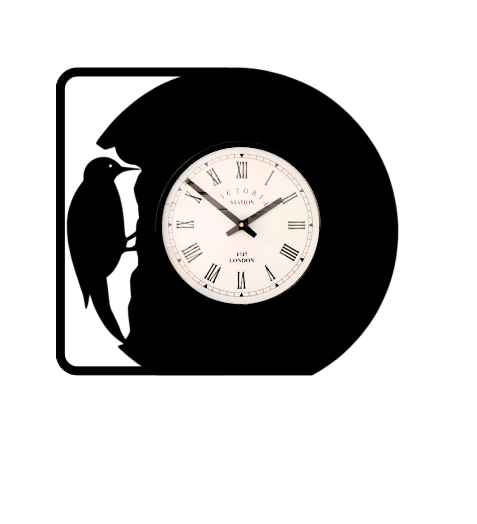 Woodpecker Wall Clock
