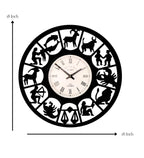 Zodiac Signs Astrology Wall Clock