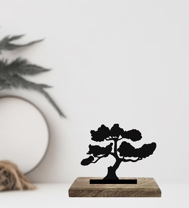 Nature's Serenity Set of 2 Table Décor