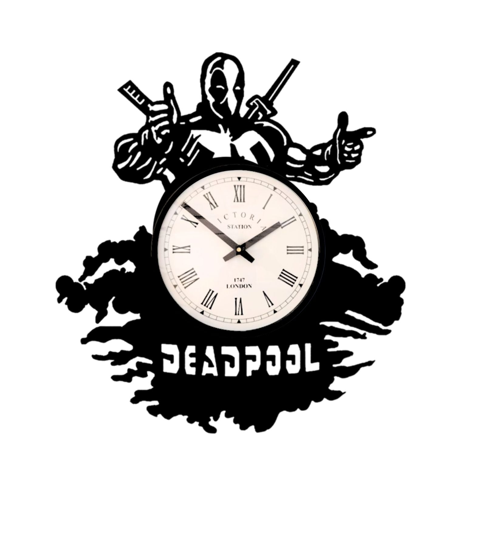 Deadpool Marvel Wall Clock
