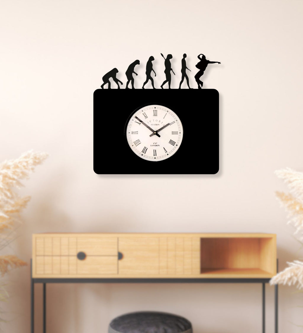 Evolution Dance Wall Clock