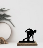 Thundering Athlete Set of 2 Table Décor