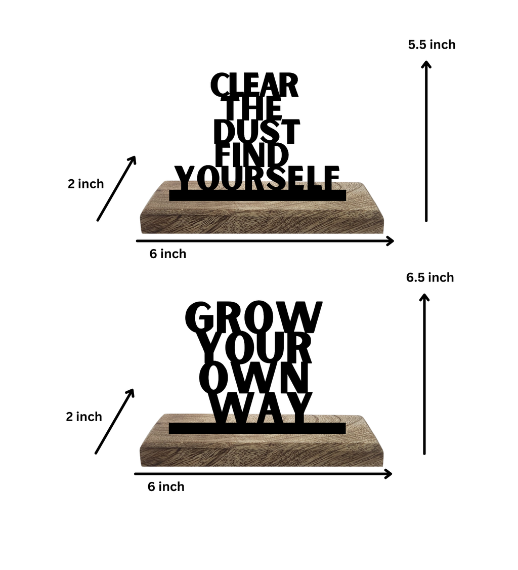 Dust to Discovery Set of 2 Table Décor