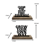 Dust to Discovery Set of 2 Table Décor