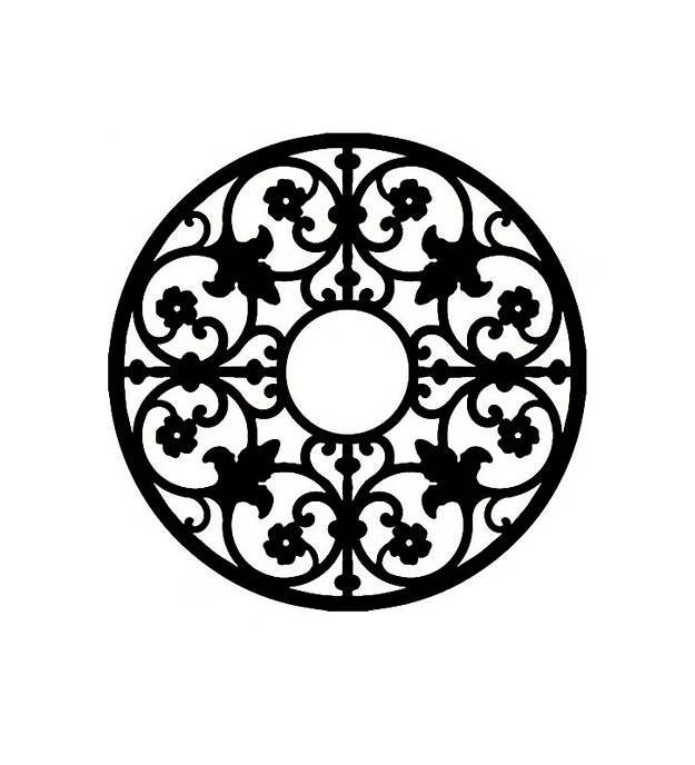 Round Creative Pattern Panel
